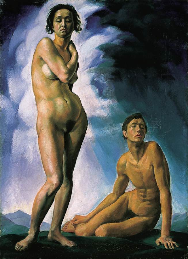 Nudes, c.1921 by Erzsebet Korb